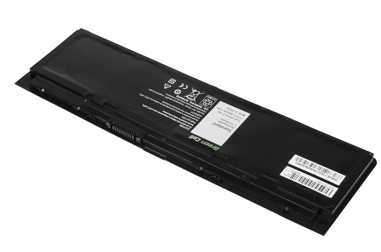 Green Cell Laptop Battery WD52H GVD76 Dell Latitude E7240 E7250 цена и информация | Sülearvuti akud | kaup24.ee