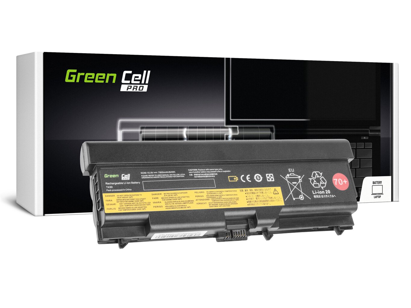 Green Cell PRO Laptop Battery 45N1001 for Lenovo ThinkPad L430 T430i L530 T430 T530 T530i цена и информация | Sülearvuti akud | kaup24.ee