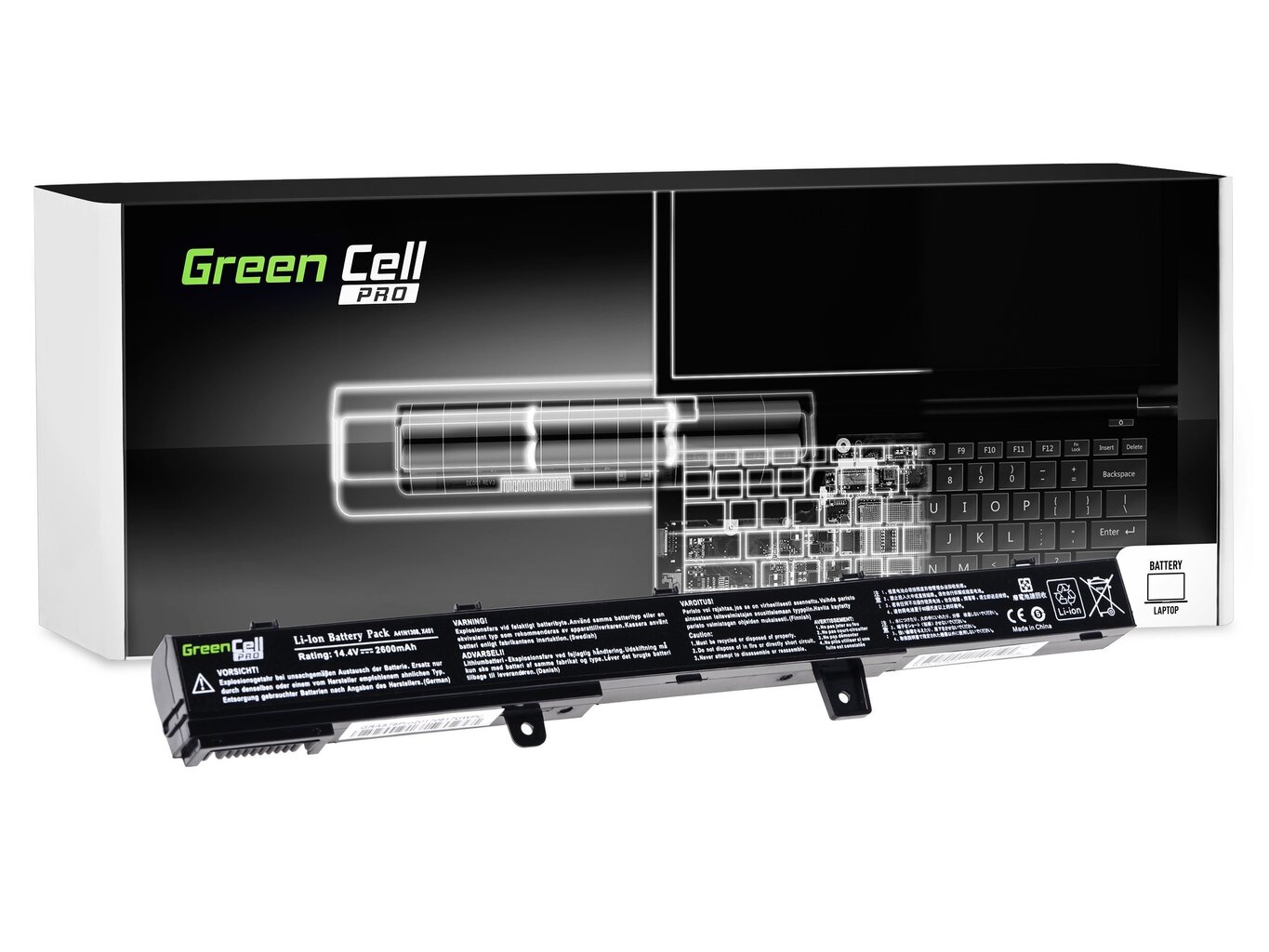 Аккумулятор для ноутбука Green Cell Pro Laptop Battery for Asus X551 X551C  X551CA X551M X551MA X551MAV R512C R512CA цена | kaup24.ee