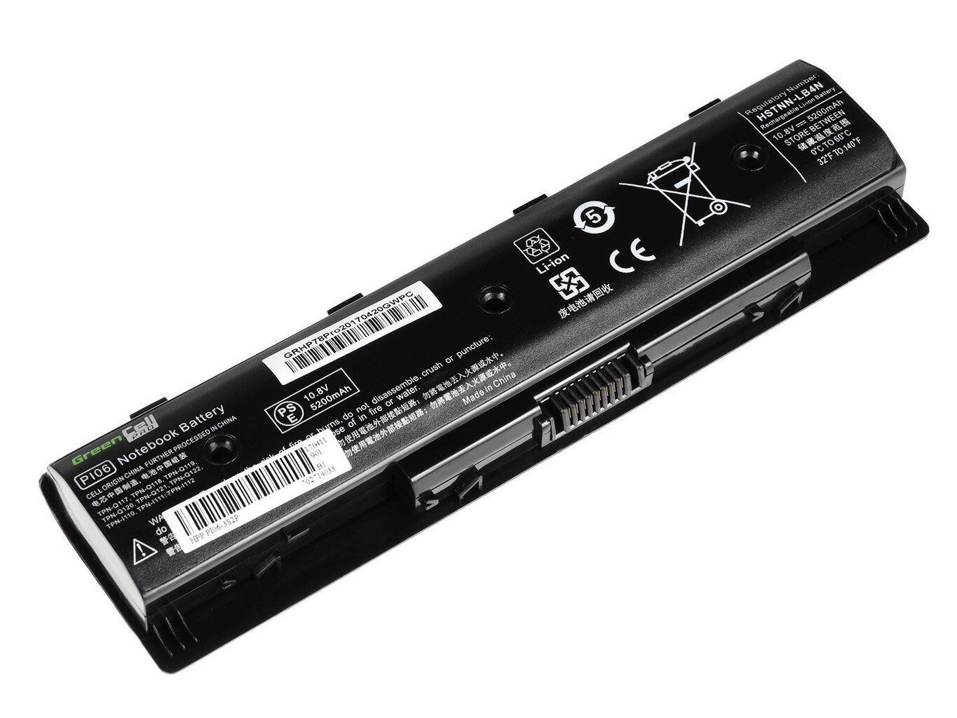 Green Cell Pro Laptop Battery for HP Pavilion 15 17 Envy 15 17 цена и информация | Sülearvuti akud | kaup24.ee