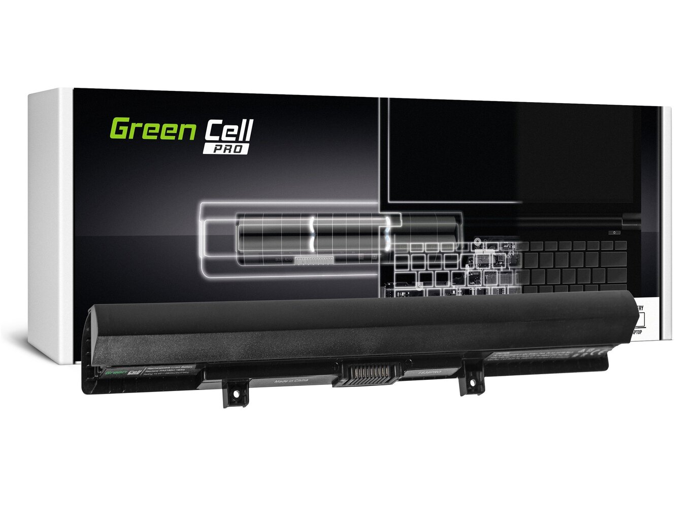 Green Cell Pro Laptop Battery for Toshiba Satellite C50-B C50D-B L50-B L50D-B цена и информация | Sülearvuti akud | kaup24.ee