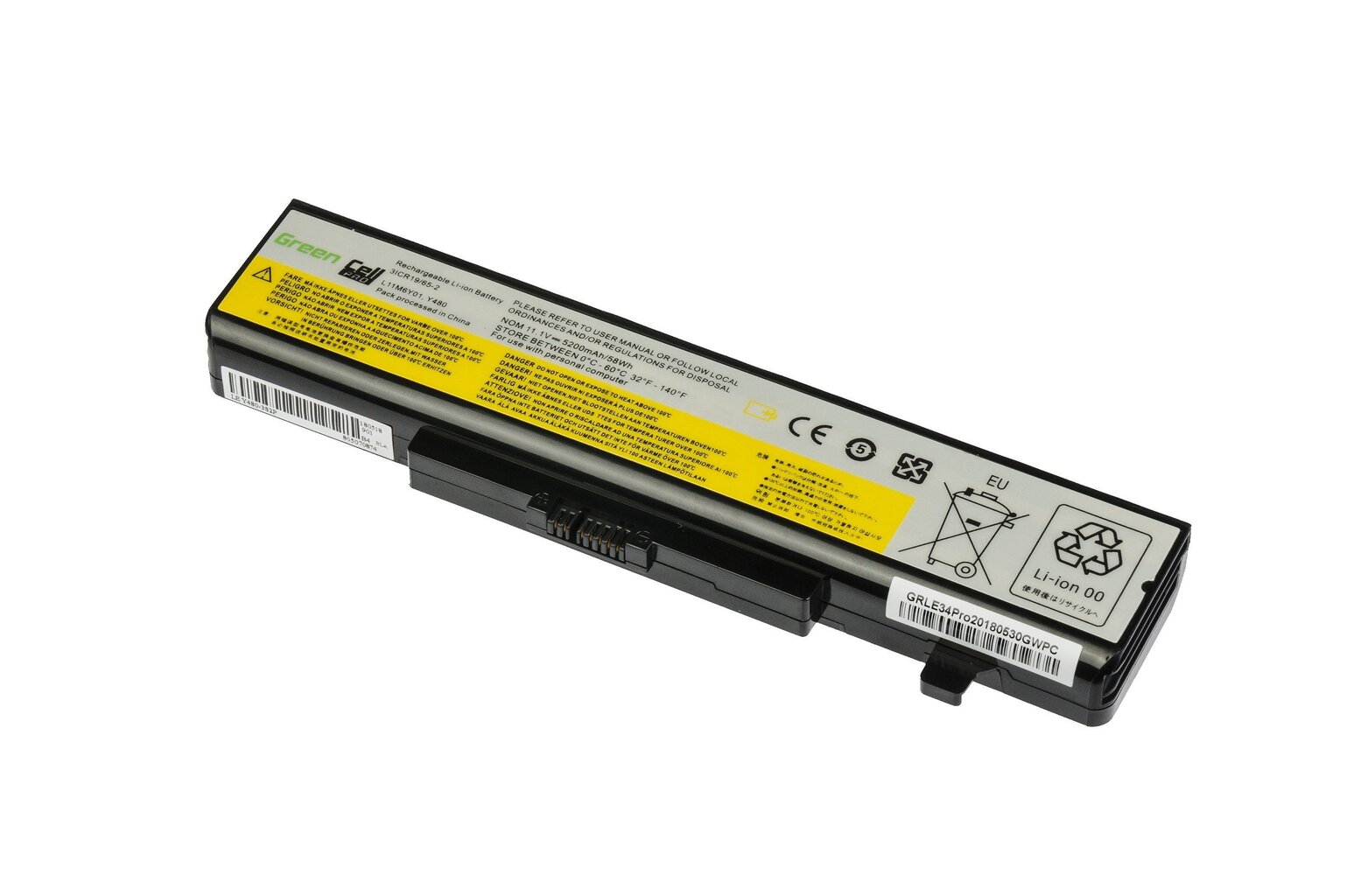 Green Cell PRO Laptop Battery L11S6Y01 L11S6F01 Lenovo B580 B590 G500 G505 G510 G700 G710 G580 G585,IdeaPad P500 P585 Y580 Z580 цена и информация | Sülearvuti akud | kaup24.ee