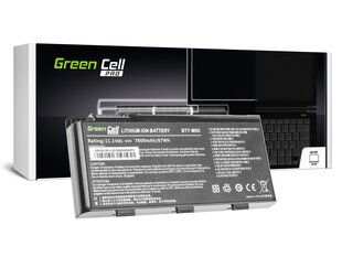 Green Cell PRO Laptop Battery BTY-M6D for MSI GT60 GT70 GT660 GT680 GT683 GT780 GT783 GX660 GX680 GX780 цена и информация | Аккумуляторы для ноутбуков	 | kaup24.ee