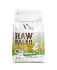 Сухой беззерновой корм Raw Paleo для щенков мелких пород Puppy Mini, 2,5 кг цена и информация | Сухой корм для собак | kaup24.ee