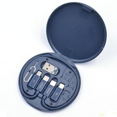Комплект многофункциональных зарядных кабелей для телефона 5в1, Electronics LV-189 цена и информация | Кабели для телефонов | kaup24.ee