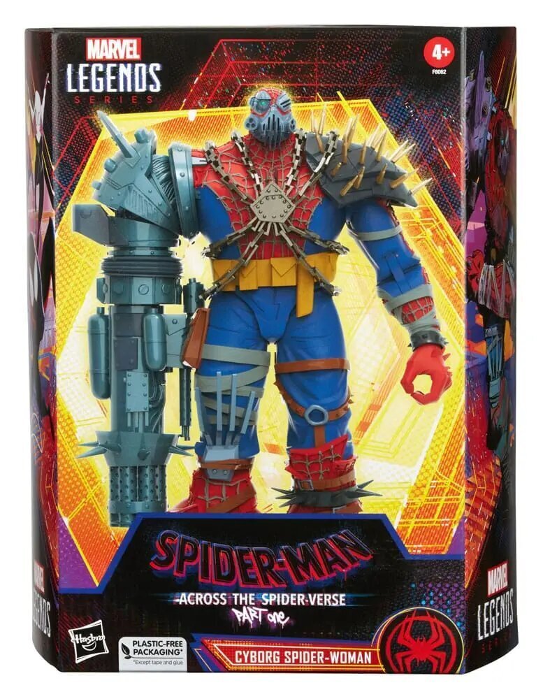 Kuju Hasbro Marvel Spiderman Across The Spider-Verse Cyborg Spider-Woman hind ja info | Poiste mänguasjad | kaup24.ee