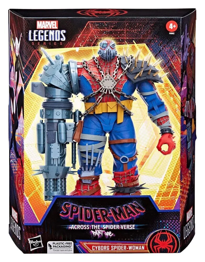 Kuju Hasbro Marvel Spiderman Across The Spider-Verse Cyborg Spider-Woman hind ja info | Poiste mänguasjad | kaup24.ee