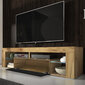 TV laud Hugo LED, pruun/must hind ja info | TV alused | kaup24.ee