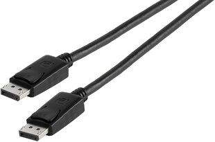 Vivanco kaabel DisplayPort - DisplayPort 1m (45520), must hind ja info | Kaablid ja juhtmed | kaup24.ee