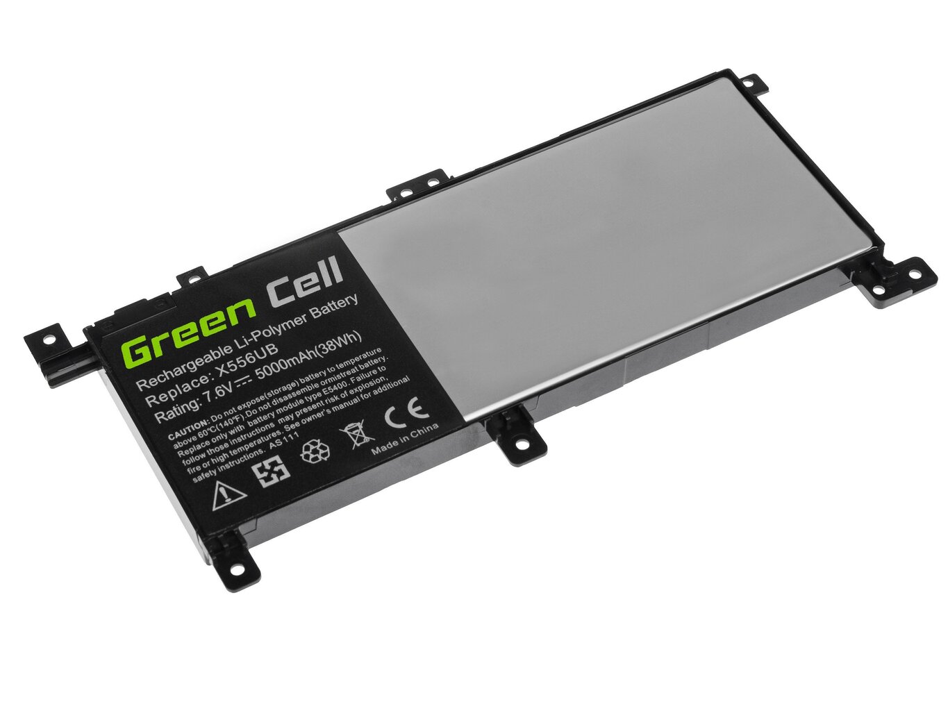 Sülearvuti aku Green Cell Laptop Battery C21N1509 for Asus X556U X556UA X556UB X556UF X556UJ X556UQ X556UR X556UV цена и информация | Sülearvuti akud | kaup24.ee