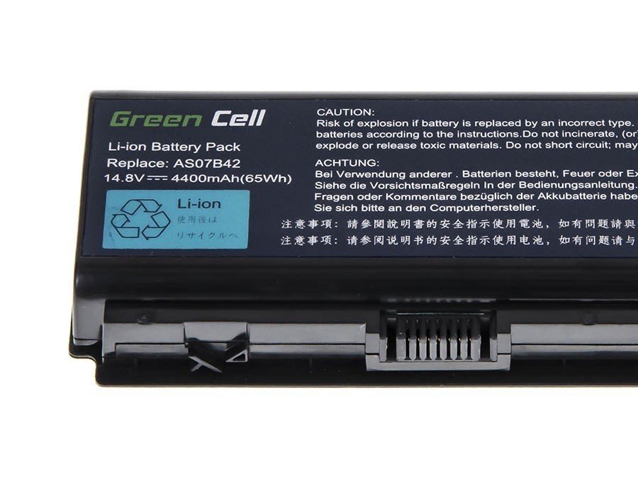 Sülearvuti aku Green Cell Laptop Battery for Acer Aspire 7720 7535 6930 5920 5739 5720 5520 5315 5220 14.8V hind ja info | Sülearvuti akud | kaup24.ee