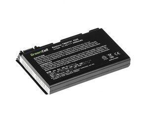 Green Cell Laptop Battery for Acer TravelMate 5220 5520 5720 7520 7720 Extensa 5100 5220 5620 5630 11.1V цена и информация | Аккумуляторы для ноутбуков | kaup24.ee