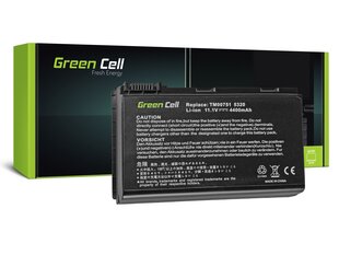 Green Cell Laptop Battery for Acer TravelMate 5220 5520 5720 7520 7720 Extensa 5100 5220 5620 5630 11.1V цена и информация | Аккумуляторы для ноутбуков | kaup24.ee