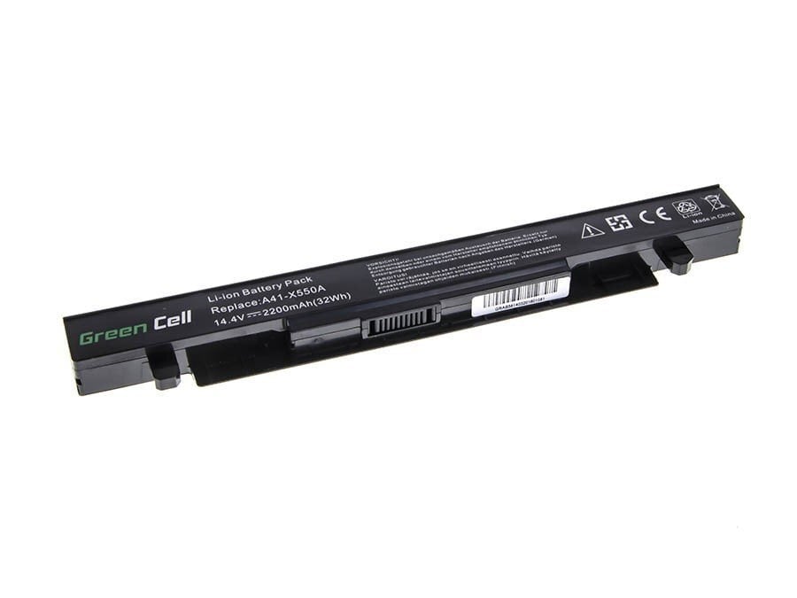 Sülearvuti aku Green Cell Laptop Battery for Asus A450 A550 R510 R510CA X550 X550CA X550CC X550VC hind ja info | Sülearvuti akud | kaup24.ee