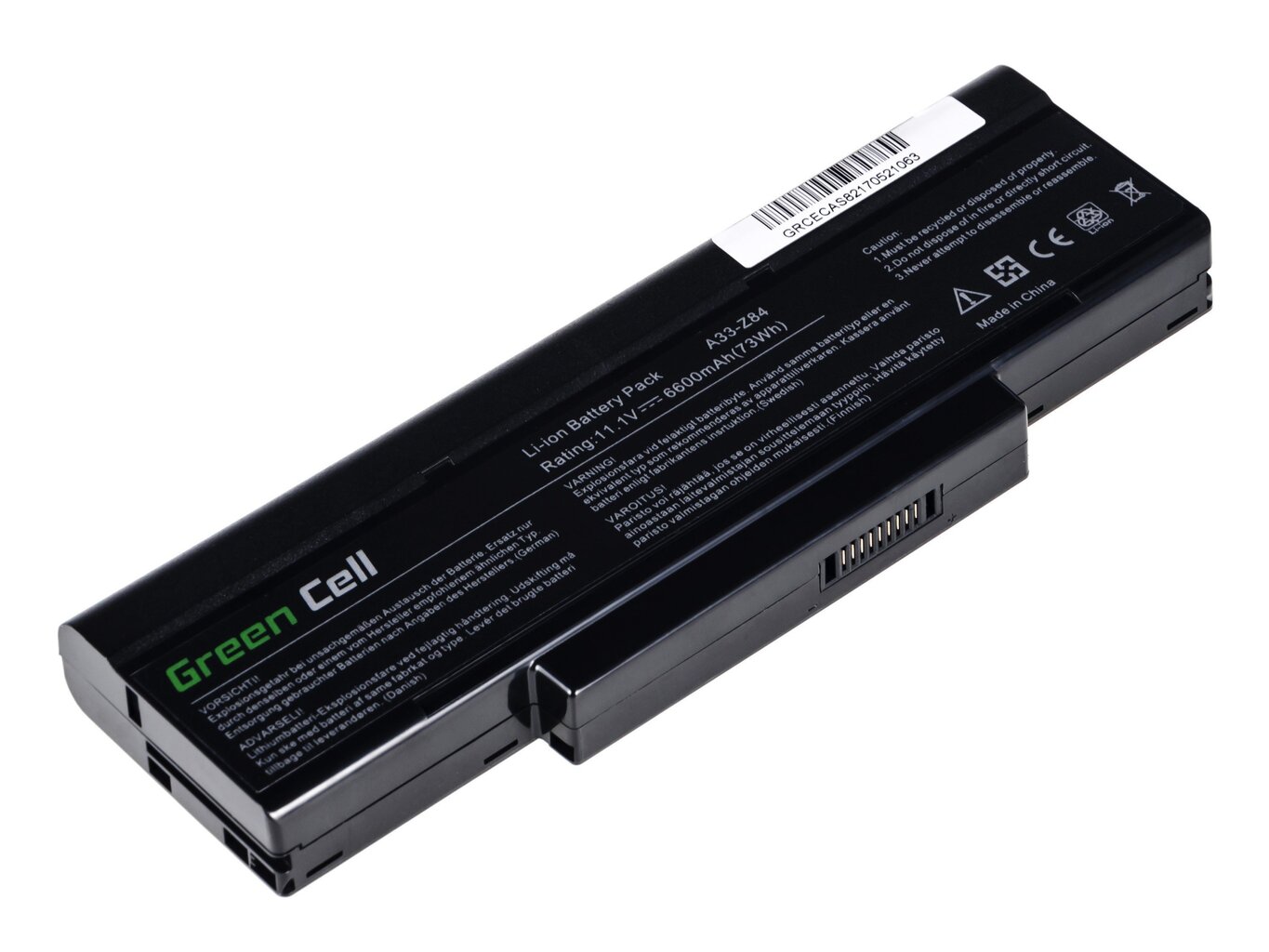 Sülearvuti aku Green Cell Laptop Battery for Asus A9 S9 S96 Z62 Z9 Z94 Z96 PC CLUB EnPower ENP 630 COMPAL FL90 COMPAL FL92 hind ja info | Sülearvuti akud | kaup24.ee