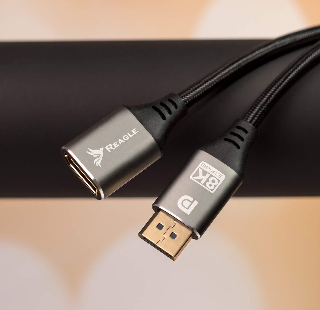 Reagle DisplayPort Extender 1.4 DP 8K 4K@144Hz 50 CM цена и информация | Lisatarvikud korpustele | kaup24.ee