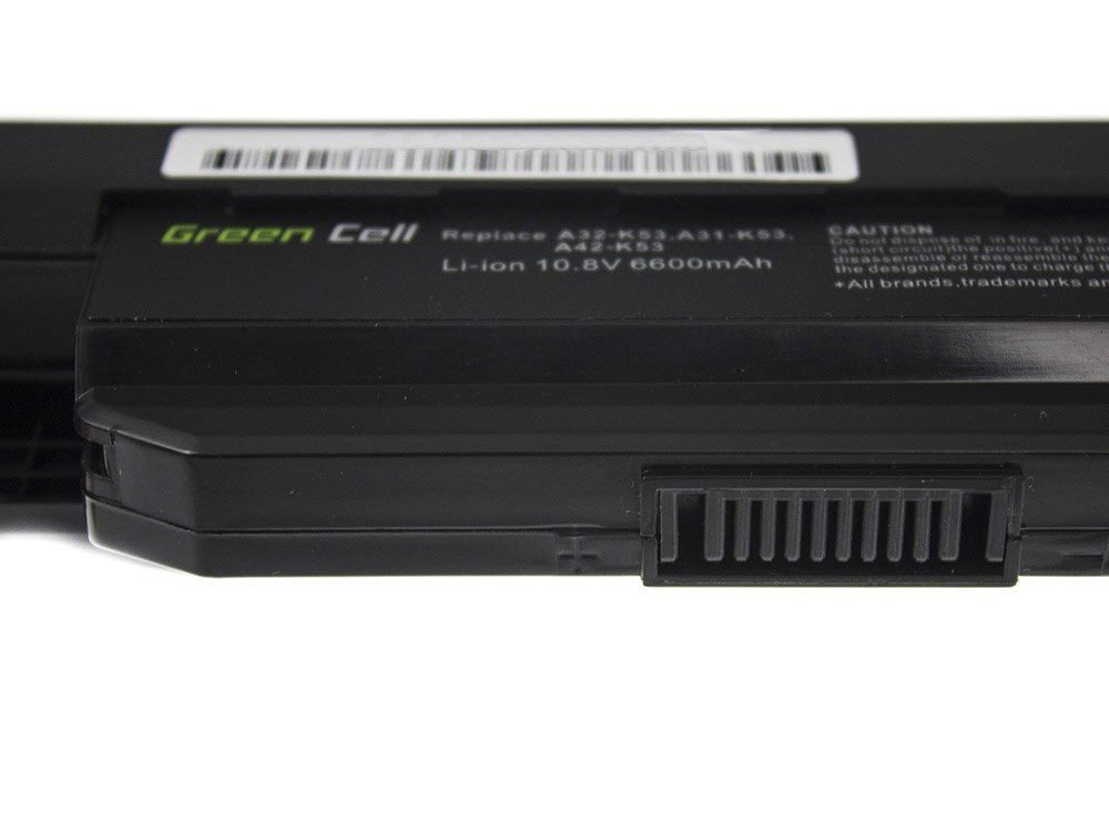 Sülearvuti aku Green Cell Laptop Battery for Asus K53 K53E K53S K53SV X53 X53S X53U X54 X54C X54H цена и информация | Sülearvuti akud | kaup24.ee