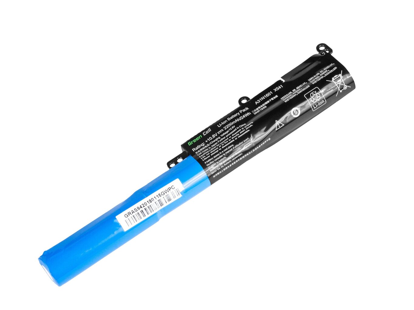 Sülearvuti aku Green Cell Laptop Battery for Asus R541N R541S R541U Asus Vivobook Max F541N F541U X541N X541S X541U цена и информация | Sülearvuti akud | kaup24.ee