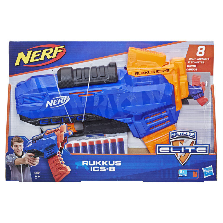 Püstol Nerf Elite ICS8 hind ja info | Poiste mänguasjad | kaup24.ee