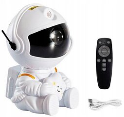 Лампа - проектор Astronaut, белая цена и информация | Гудки для вечеринки Clown Face (4шт.) | kaup24.ee