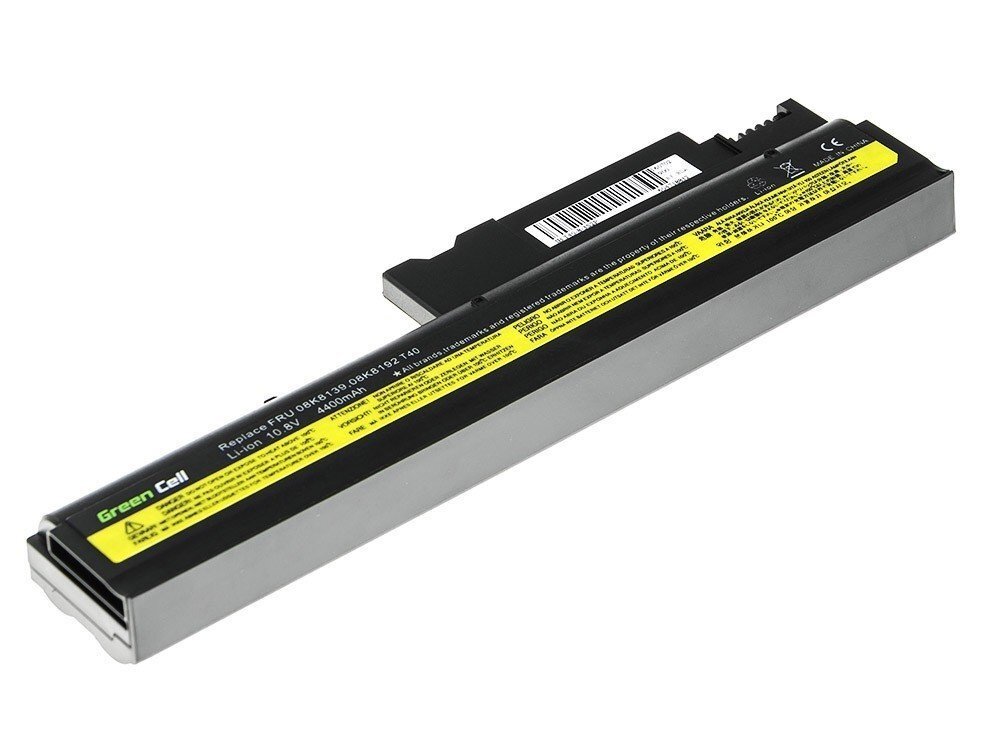 Sülearvuti aku Green Cell Laptop Battery for IBM Lenovo ThinkPad T40 T41 T42 T43 R50 R51 hind ja info | Sülearvuti akud | kaup24.ee