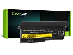 Sülearvuti aku Green Cell Laptop Battery for IBM Lenovo ThinkPad X200 X201 X201i цена и информация | Аккумуляторы для ноутбуков	 | kaup24.ee