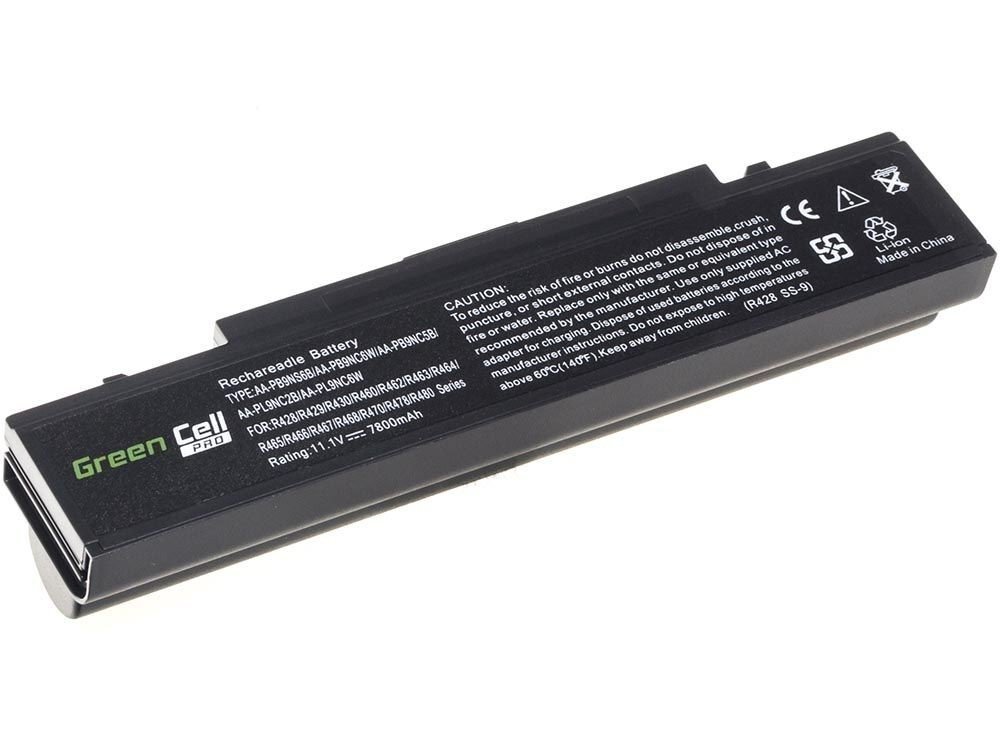 Sülearvuti aku Green Cell Laptop Battery for Samsung RV511 R519 R522 R530 R540 R580 R620 R719 R780 hind ja info | Sülearvuti akud | kaup24.ee