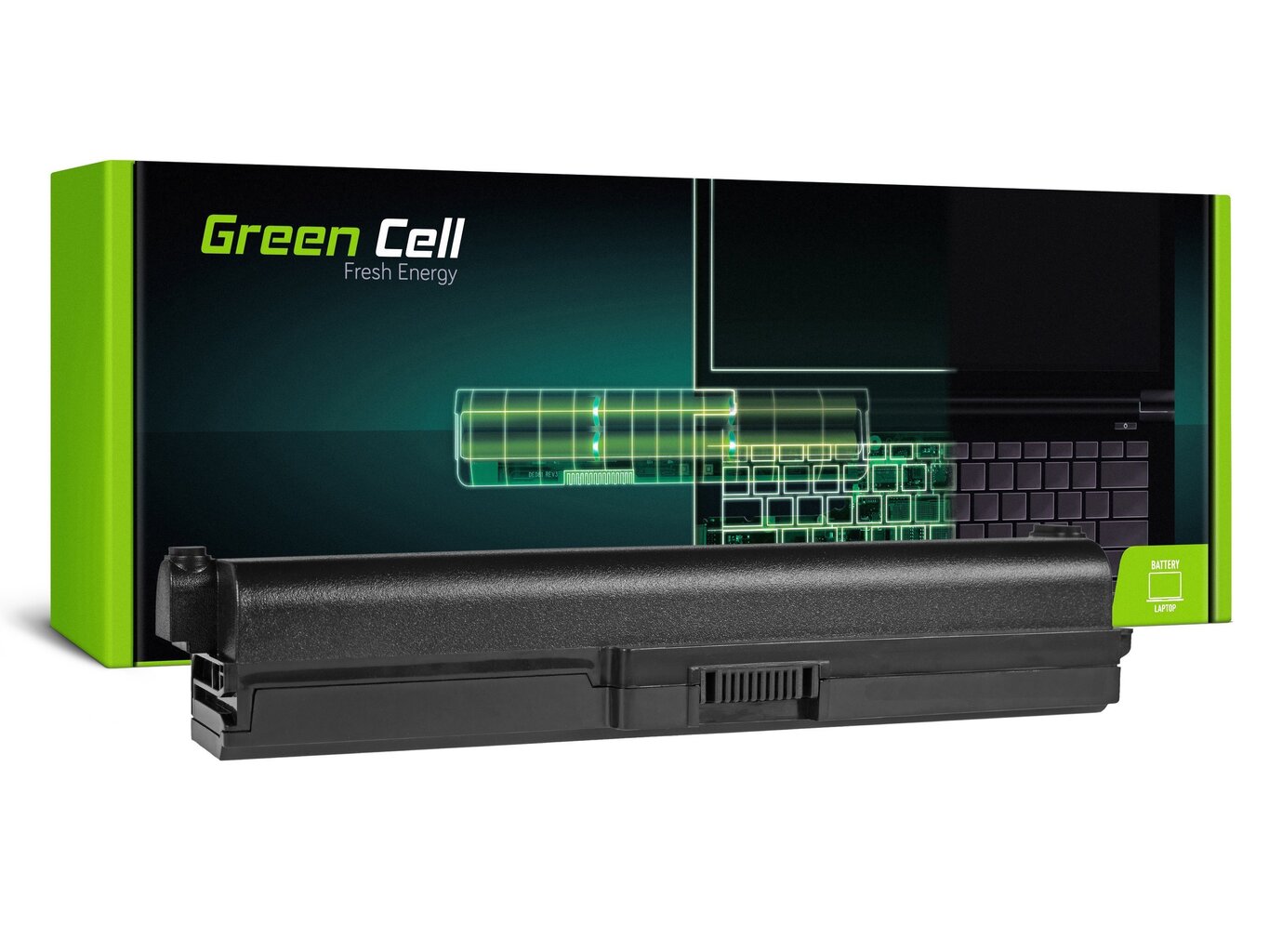 Sülearvuti aku Green Cell Laptop Battery for Toshiba Satellite C650 C650D C660 C660D L650D L655 L750 цена и информация | Sülearvuti akud | kaup24.ee