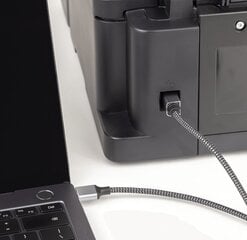 Reagle USB A-B 2m USB-B printer-skänneri kaabel Reagle USB A-B 2m USB-B printer-skänneri kaabel цена и информация | Аксессуары для корпусов | kaup24.ee