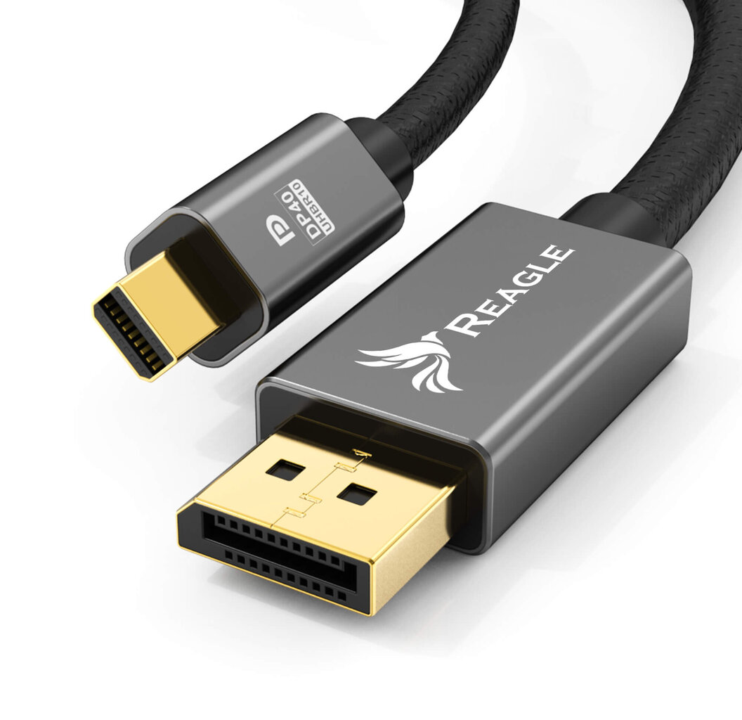 Reagle mini DisplayPort Ultra DP 2.0 8K 4K 240Hz 1.5M kaabel цена и информация | Lisatarvikud korpustele | kaup24.ee