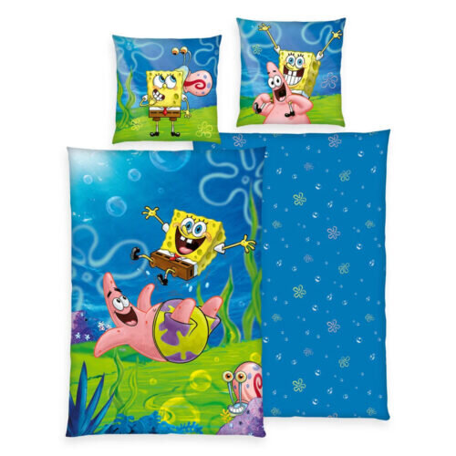 Herding Sponge Bob 'SpongeBob Pants' voodipesukomplekt lastele hind ja info | Beebide ja laste voodipesu | kaup24.ee
