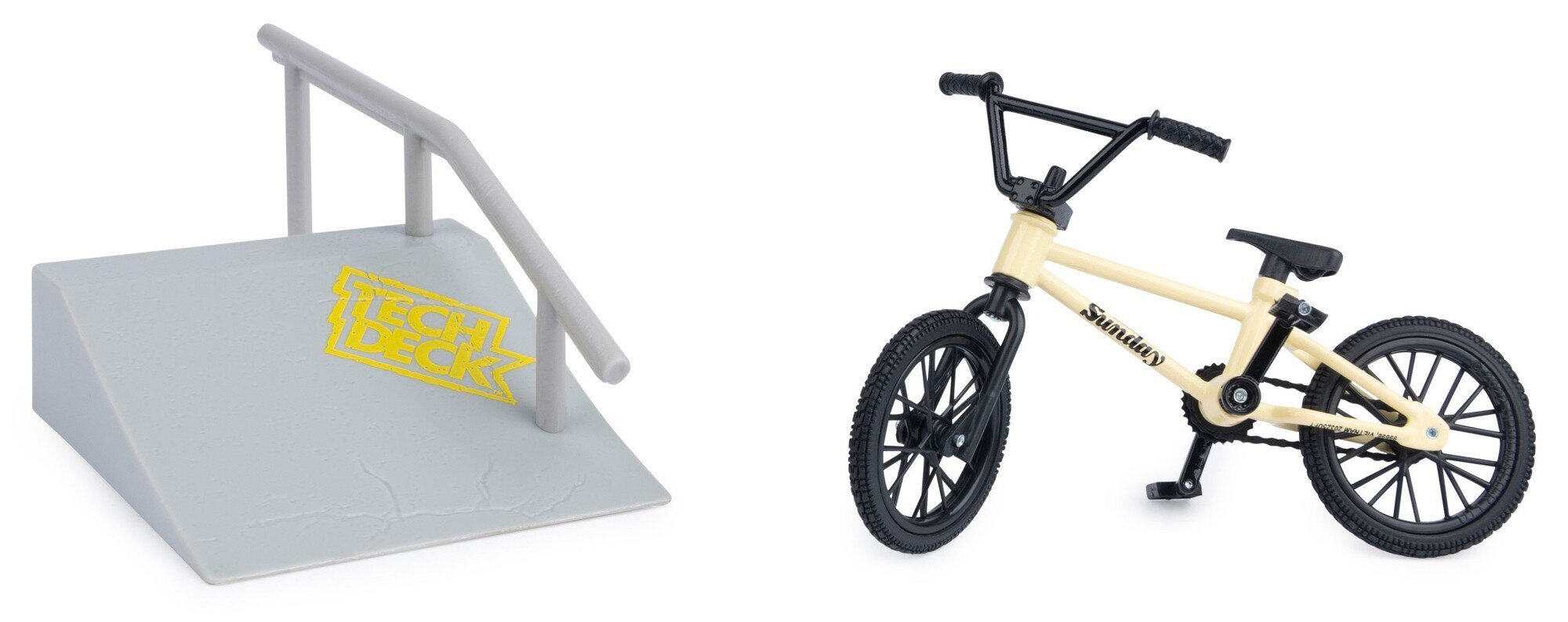 Tech Deck fingerbike BMX minijalgratta komplekt koos takistusega цена и информация | Poiste mänguasjad | kaup24.ee