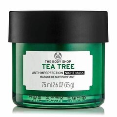 Öine näomask The Body Shop Tea Tree Skin Clearing Night Mask, 75ml цена и информация | Маски для лица, патчи для глаз | kaup24.ee