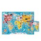 Pusle Puzzlove - World Map Animals, 60 tk. hind ja info | Pusled | kaup24.ee