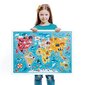 Pusle Puzzlove - World Map Animals, 60 tk. hind ja info | Pusled | kaup24.ee