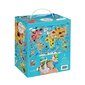 Pusle Puzzlove - World Map Animals, 60 tk. hind ja info | Pusled | kaup24.ee