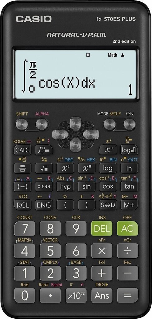 Kalkulaator Casio FX-570ES+ hind ja info | Kirjatarbed | kaup24.ee