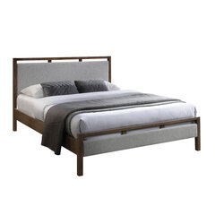 Кровать ВОКСИ с матрасом HARMONY DUO 160x200 см, серый цена и информация | Кровати | kaup24.ee