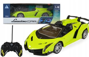 Raadio teel juhitav auto Lambo Auto puldiga 1:18 hind ja info | Poiste mänguasjad | kaup24.ee