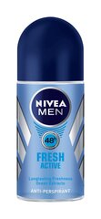 Nivea Men Fresh Active 48h антипреспирант для мужчин 50 мл цена и информация | Дезодоранты | kaup24.ee