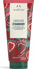 Kehakoorija The Body Shop Exfoliating Strawberry, 200 ml hind ja info | Kehakoorijad | kaup24.ee