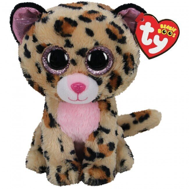 Pehme mänguasi Leopard Ty, 25 cm hind ja info | Pehmed mänguasjad | kaup24.ee