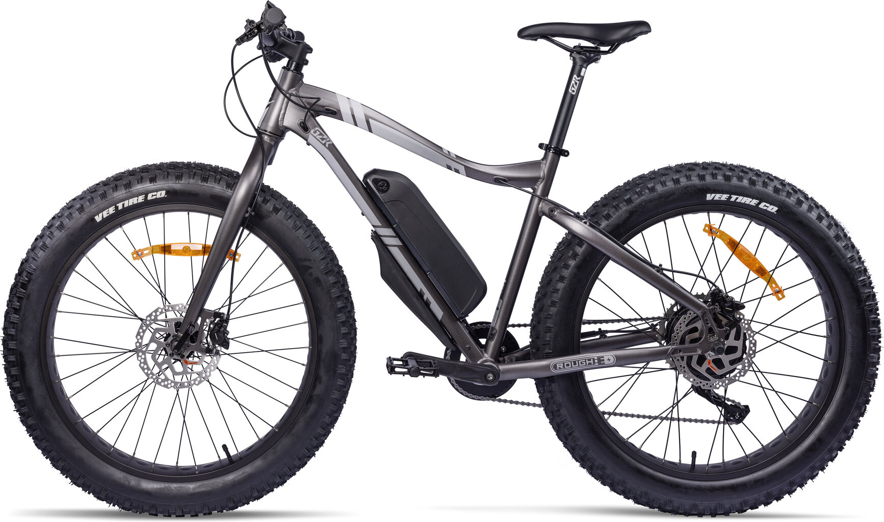 Elektrijalgratas GZR Rough-e Fatbike 19", hall цена и информация | Elektrirattad | kaup24.ee