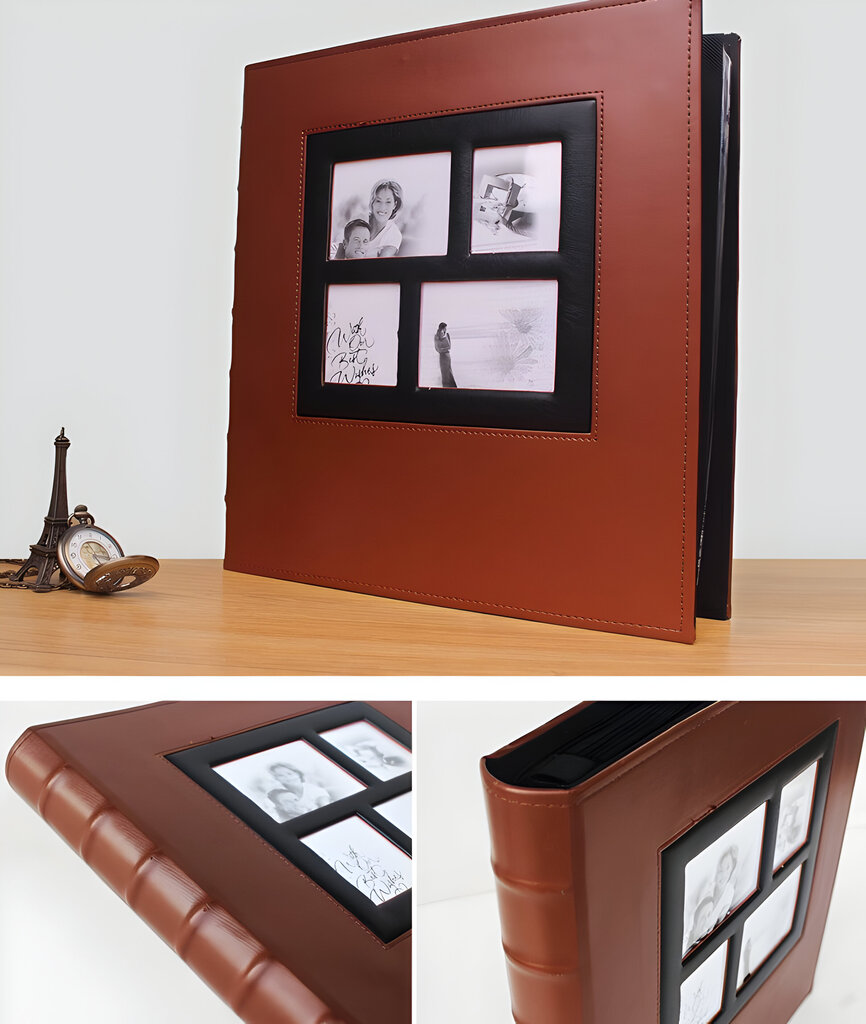 400 taskuga fotoalbum LIVMAN BLGE-101 fotode jaoks suurusega 10x15cm цена и информация | Pildiraamid | kaup24.ee