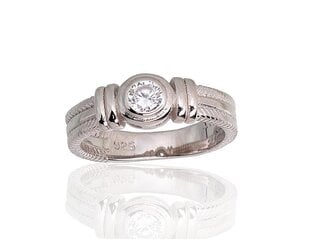 Серебряное кольцо "Токио III", DS01G356 цена и информация | Кольцо | kaup24.ee
