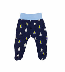 Пижамные штаны для новорожденых Galatex, синие цена и информация | штаны для сна прекрасный день роза | kaup24.ee