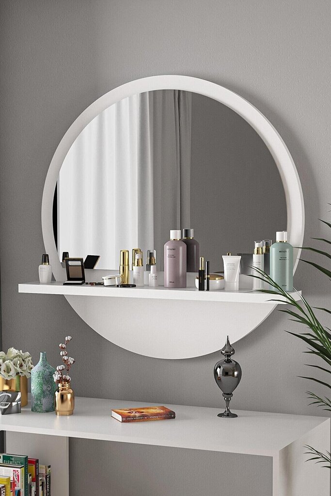 Dekoratiivne peegel, Asir, valge hind ja info | Peeglid | kaup24.ee