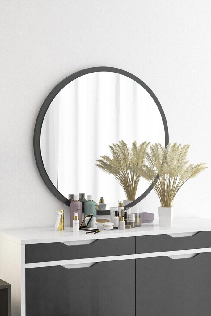 Dekoratiivne peegel, Asir, 62x62 cm, hall цена и информация | Peeglid | kaup24.ee