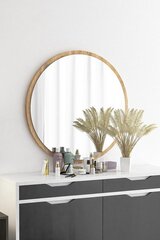 Dekoratiivne peegel, Asir, 50x60 cm, helepruun hind ja info | Peeglid | kaup24.ee
