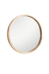 Декоративное зеркало Asir, 60х60 см, бежевый цена и информация | Подвесные зеркала | kaup24.ee